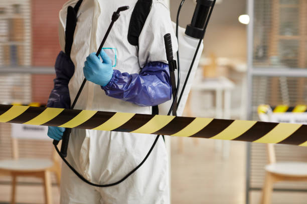 Professional Biohazard Cleanup technician working in Cockeysville, MD
